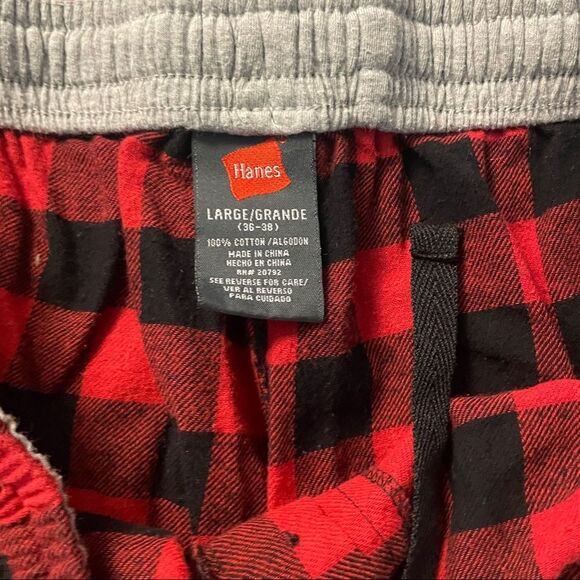mens hanes pajama pant size large - Picture 6 of 6